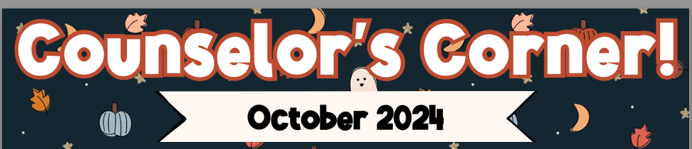 Counselor's Corner October